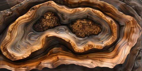 Intricate Wood Grain Patterns