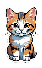 Obraz premium Domestic Shorthair cute little cat