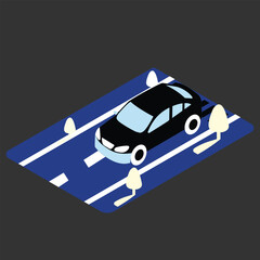 Colorful hand drawn illustration and traveling