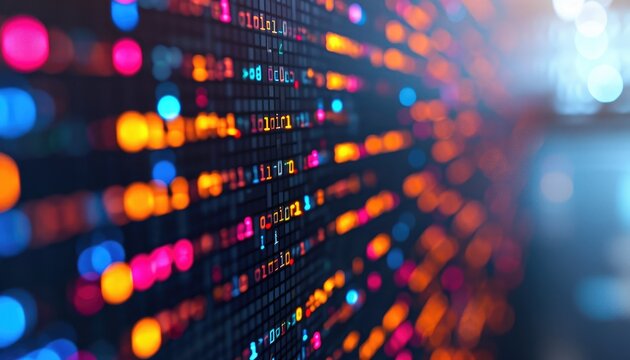 Futuristic Coding Environment: Abstract Blur