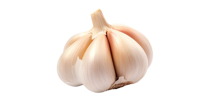 Photograph of a single clove of garlic