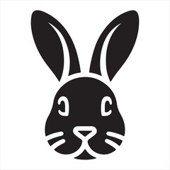 A Rabbit Vector Art Illustration