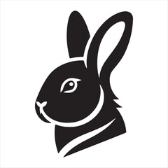 A Rabbit Vector Art Illustration