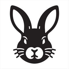 A Rabbit Vector Art Illustration