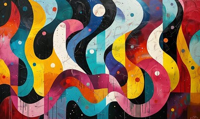 Abstract Rhapsody Exploring Pop Art Essence