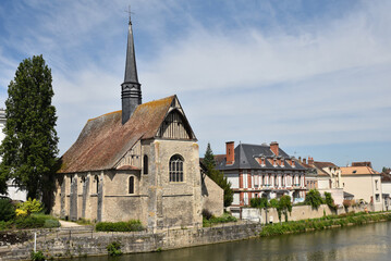 Eglise Saint-Maurice à Sens en Bourgogne. France