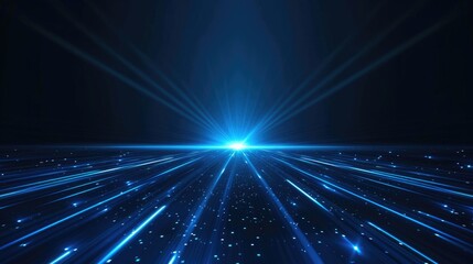 Digital Technology Banner with Futuristic Design