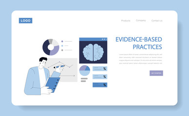 Integrative Psychotherapy. Flat Vector Illustration