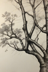 Fototapeta premium tree of the sky