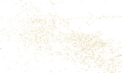 Abstract golden confetti falling down bokeh glitter and zigzag ribbon on transparent background. Design for holyday and celebration background. Vector illustration.