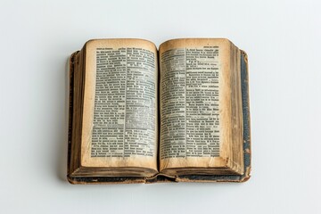 Obraz premium Encyclopedia Elegance: Overhead View