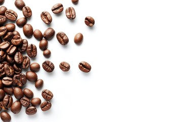 Fototapeta premium Coffee Beans Heap: The Essence of Mornings