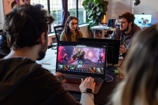 Virtual Team Building Activity with Online Game Interface and Video Feeds for Remote Collaboration