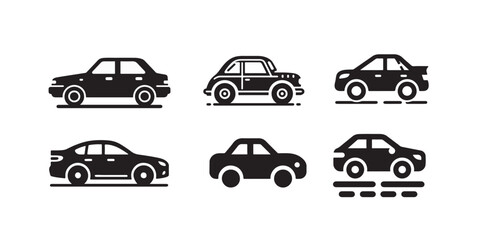 Set of cars icon