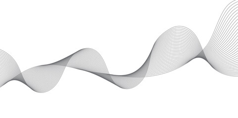 Abstract wave element for design. Digital frequency track equalizer.