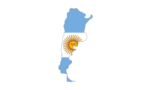 map of argentina