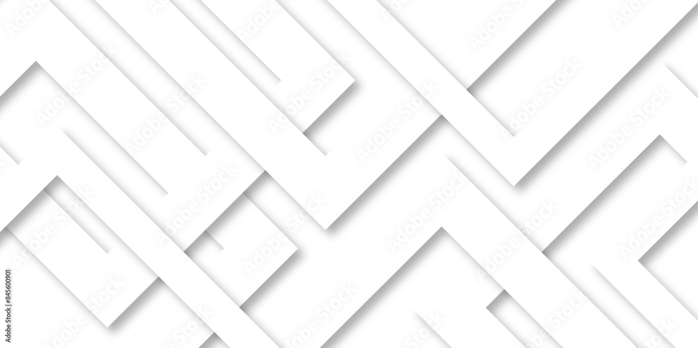 Wall mural abstract background with lines white background with diamond and triangle shapes layered in modern a