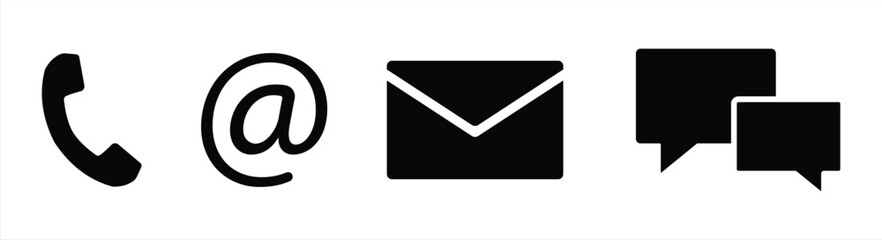 contact us icon . business flat icon. contact information icon vector illustration	