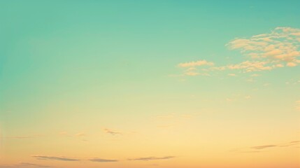 Texture Background of Early Evening Clear Sky at Twilight during Sunset