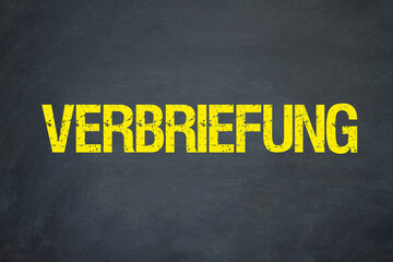 Verbriefung	
