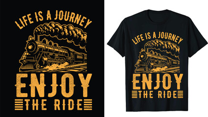 Train T-Shirt, Train Lovers, Railroad T Shirts, Railroad Shirt, Train Tshirt, Steam Engine  Gifts for Men, Locomotive Shirt, Railroad Gift, Retro Train Tee, Steam Engine T-Shirt © Trendy