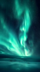Mesmerizing Aurora Borealis Dance in the Icelandic Night Sky