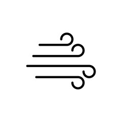 Wind and Air icon symbol 