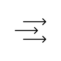 Wind and Air icon symbol 