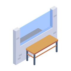 Legal System Isometric Icons  
