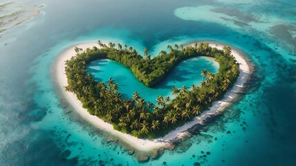 Earth as Heart shape