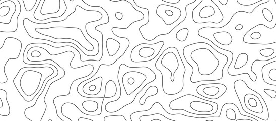 White topology and topography vector design abstract background contour map texture for print works