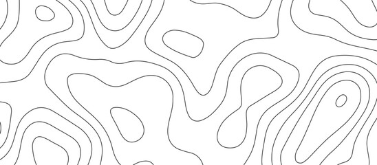 White topology and topography vector design abstract background contour map texture for print works