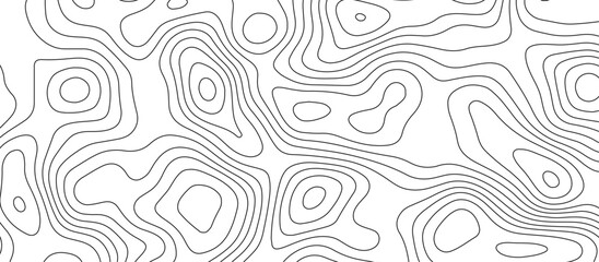 White topology and topography vector design abstract background contour map texture for print works