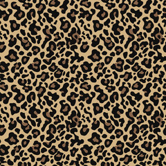 
animal leopard print skin texture vector pattern seamless background