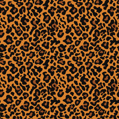 
Leopard skin pattern. The texture of the fabric is repeated. Modern background with spots