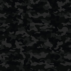 
black camouflage background military dark texture, fashionable urban pattern for textiles
