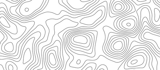 White topology and topography vector design abstract background contour map texture for print works