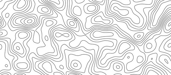 White topology and topography vector design abstract background contour map texture for print works