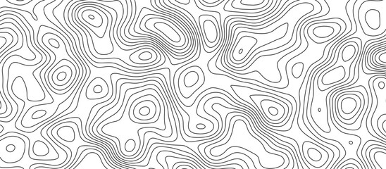 White topology and topography vector design abstract background contour map texture for print works