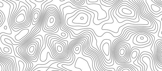 White topology and topography vector design abstract background contour map texture for print works