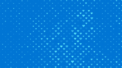 Blue Healthcare Medical Heart Symbols Pattern. Hospital Website Design Elements Background. Medical Tech Background. Vector Illustration.