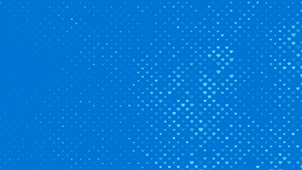 Blue Healthcare Medical Heart Symbols Pattern. Hospital Website Design Elements Background. Medical Tech Background. Vector Illustration.