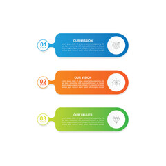 Mission,vision,values,graphic design template.eps 10 on white backgruond