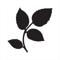 A leaf vector art illustration