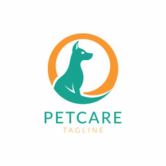 Obraz premium Pet care modern logo vector