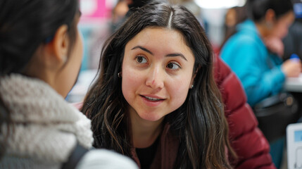 A public health fair offering free contraceptive consultations., stock image, hd quality, blog post 