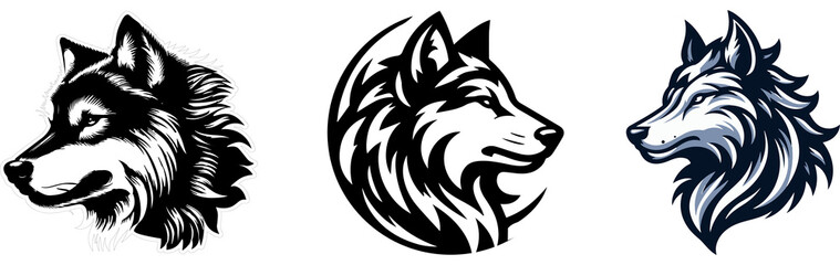 tribal wolf tattoo
