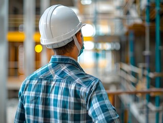 Insurance Agent Discussing Builder s Risk Insurance with Contractor at Construction Site