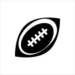 American football icon. American football Vector illustration isolated on white background.