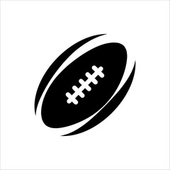 American football icon. American football Vector illustration isolated on white background.